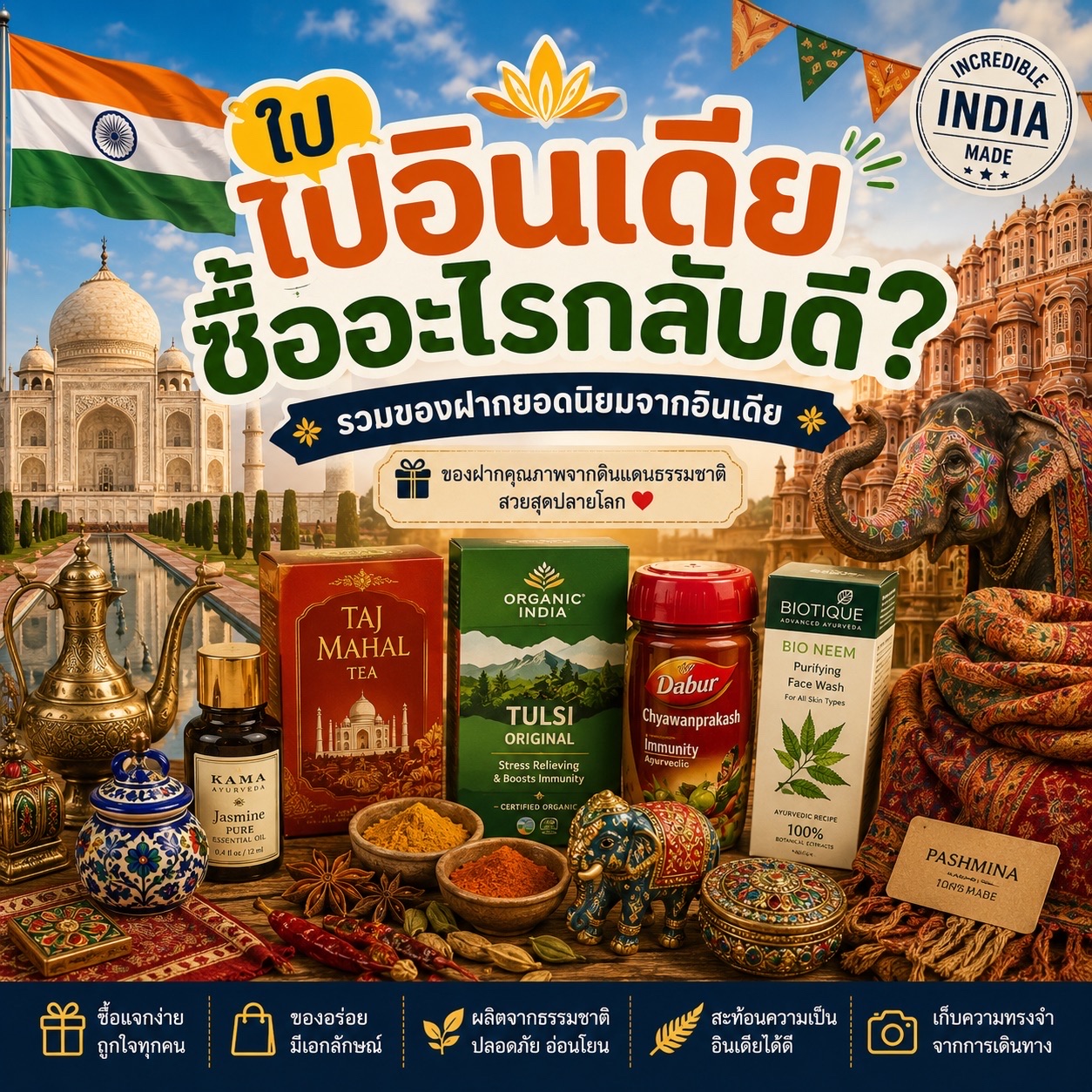 What to Buy in India? The Ultimate Guide to Popular Indian Souvenirs