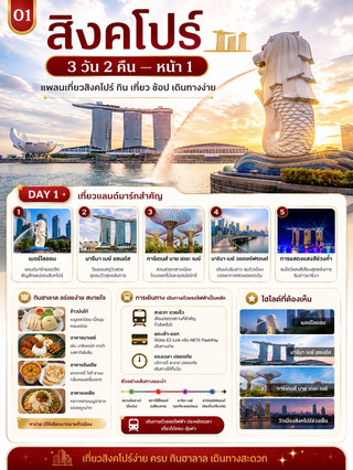 Singapore 3D2N: Exploring on Your Own is Easier Than You Think!