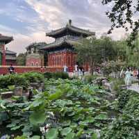 Stunning view of Beihai park in Beijing