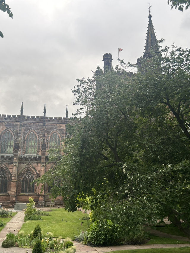Along Chester’s city walls 