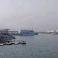 Qingdao, finally walking, relaxing on the beach