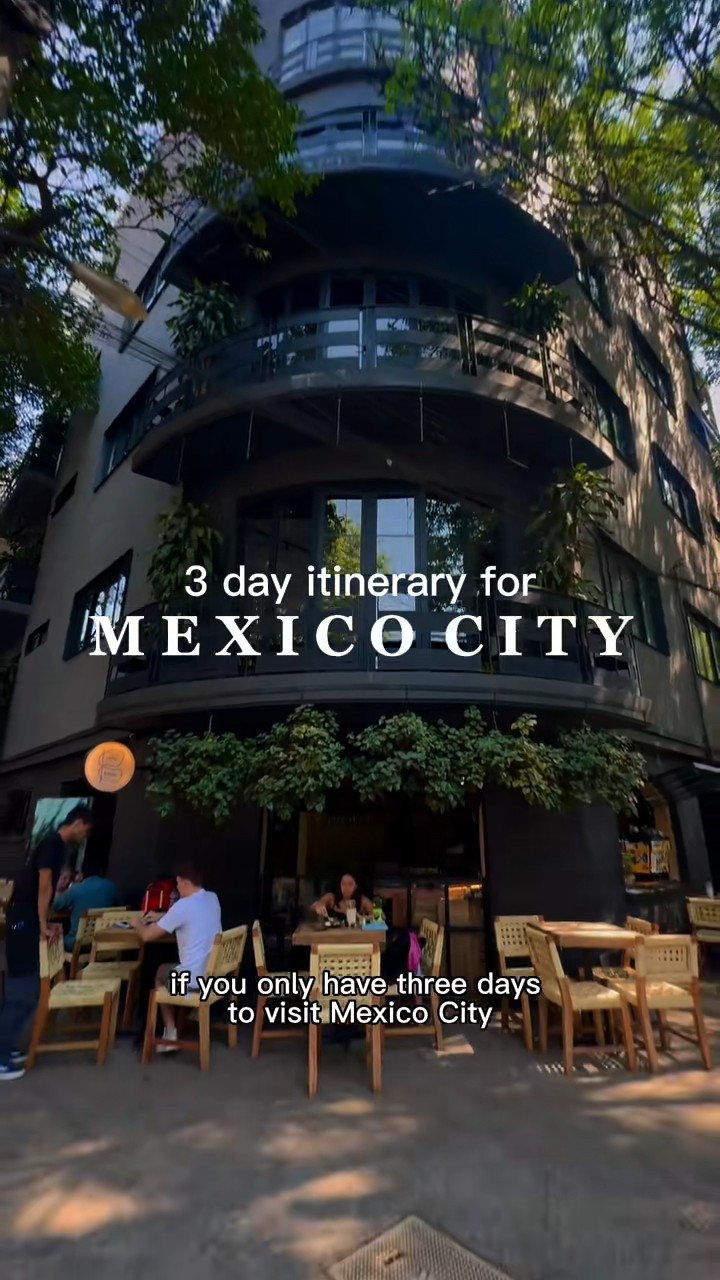 3 day itinerary for MEXICO CITY