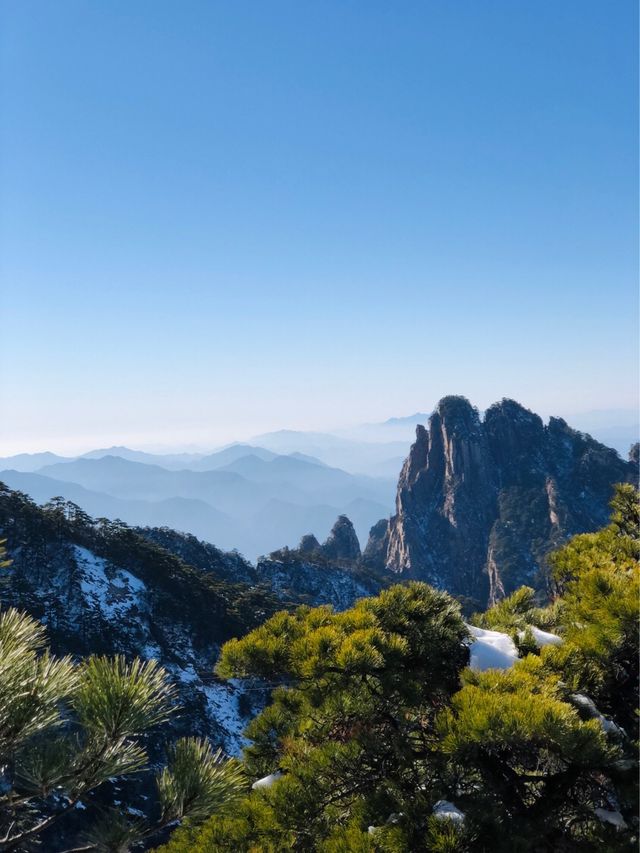 Huangshan in December 