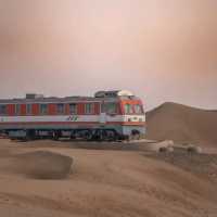 A Train in the Desert