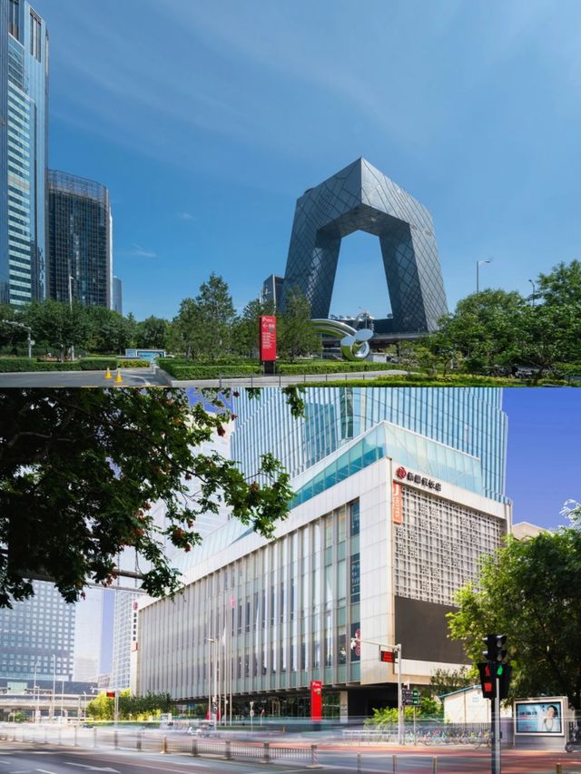 位於北京中央CBD商務區，坐擁三環都市天際景觀的網紅酒店