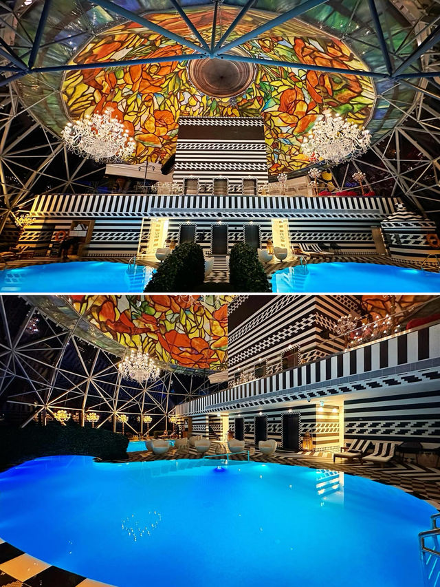 多哈蒙德里安酒店～阿拉伯餐廳露台派對和頂樓空中游泳池都太美啦！