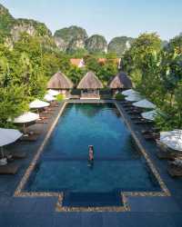 Dreaming of our stay in Aravinda Resort in Ninh Binh where nature meets luxury 🍃