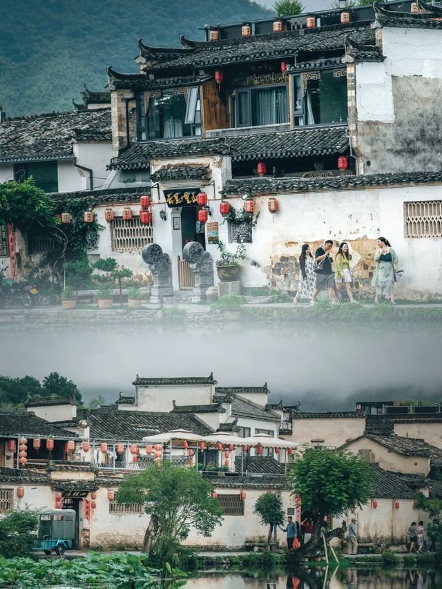 皖南的水墨江南，在宏村被一一展現