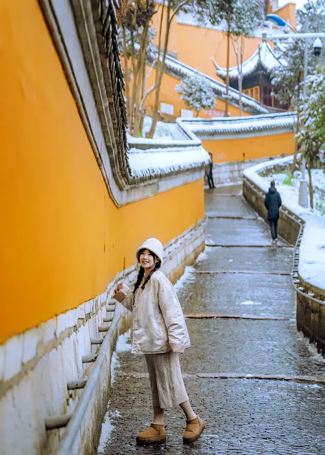 Yangzhou | After the snow, the Daming Temple is as stunning as a fairyland at a glance