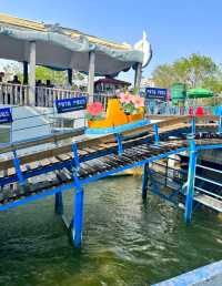 中國「漂浮」在水上的公園，號稱北方西湖