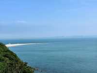 長島景點之一渤海黃海分界線