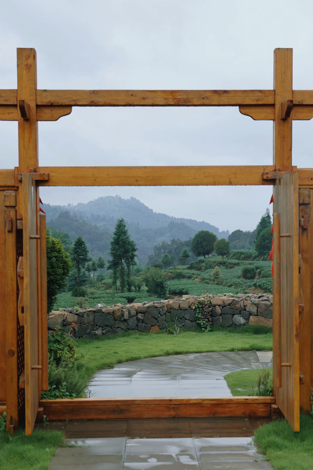 去雅安山里赴一場煙雨，尋一席靜謐，淋一身詩意