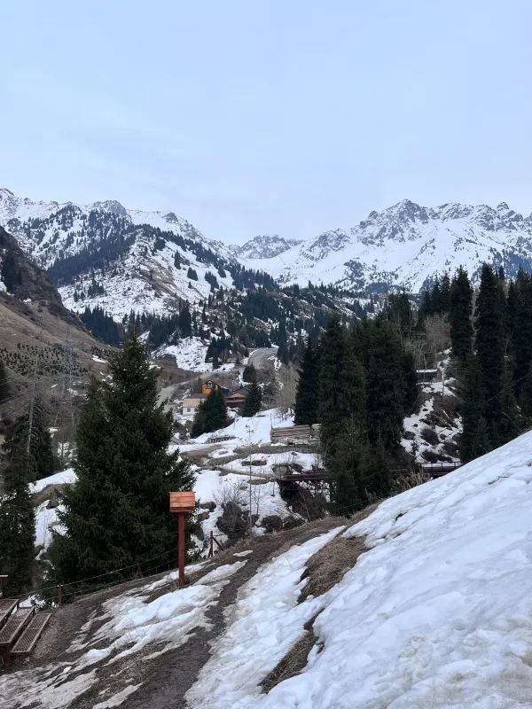 Climb a Snow Mountain for half a Euro! Half-Day Hike in Almaty's Shymbulak