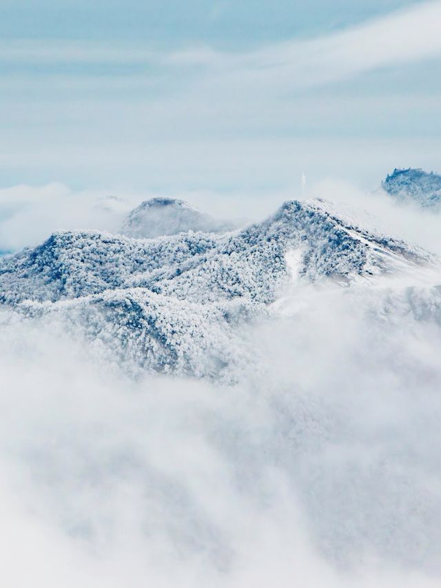 懶人版賞雪去看雲海——漢中龍頭山