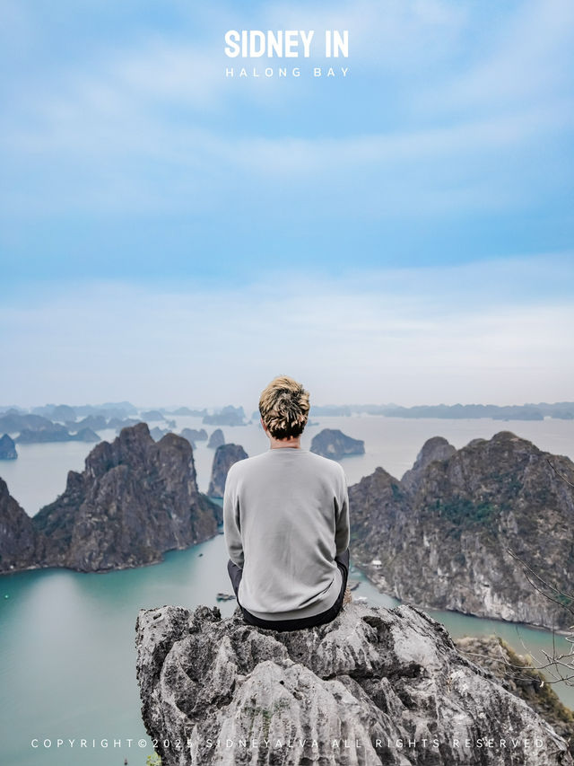 🇻🇳下龍灣顫抖登頂❗️人生封面在此🏞