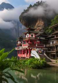 《國家地理》私藏的閩南仙山，暴雨後瀑布破壁而出！