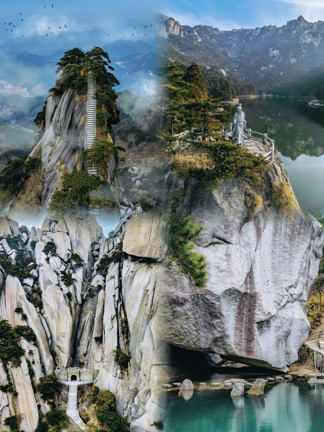 在天柱山嘅山頂，我彷彿觸摸到咗星辰大海。