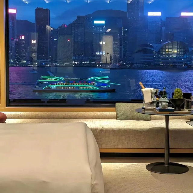 🔥香港麗晶酒店住後感！維港景天花板+米芝蓮餐廳