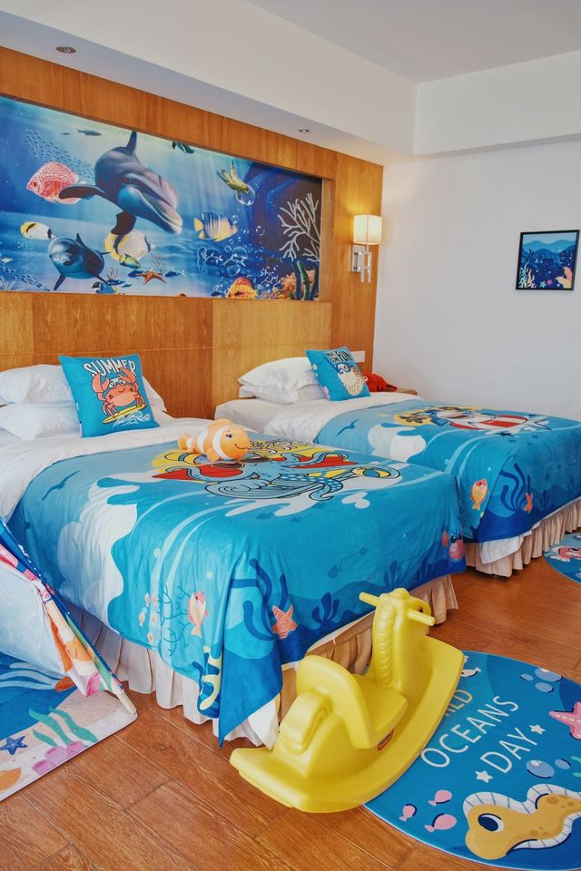 喺汕頭 同奶龍一齊玩海邊水上樂園真係好治癒