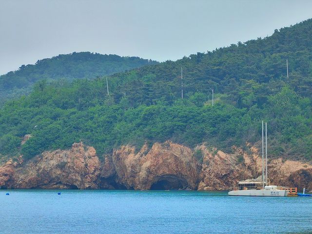烽山林海｜層次分明嘅大海，最清晰最明顯嘅黃渤海分界線
