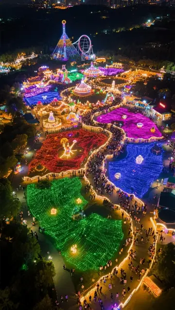 Night tour of Shijingshan, a 350,000-square-meter light and shadow adventure awaits you!