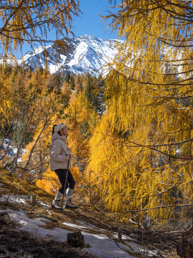 在川西，拍到了我的人生照片～