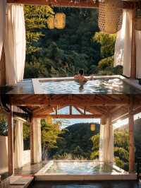 安吉躺平封神！私湯+瀑布+山野下午茶～