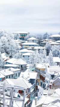 廬山冬日仙境｜必拍如琴湖的唯美雪景