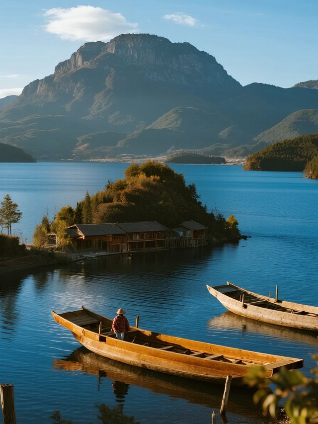 瀘沽湖冬日親子行｜湖景房遛娃超治癒