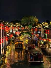 江蘇蘇州七里山塘|用一盞燈、一槳水、一場雪,寫盡詩意