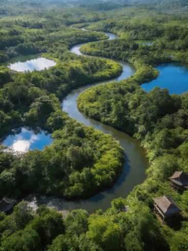 インドネシアジャワ島の魔法の森 親子でジュラシック感あふれる秘境を