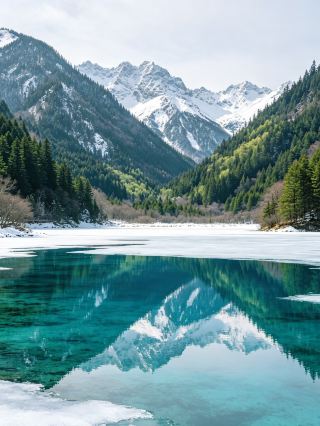 ในเดือนเมษายน จิ่วจ้ายโกวเปรียบเสมือนการก้าวเข้าไปสู่โลกแห่งเทพนิยายในฤดูใบไม้ผลิ