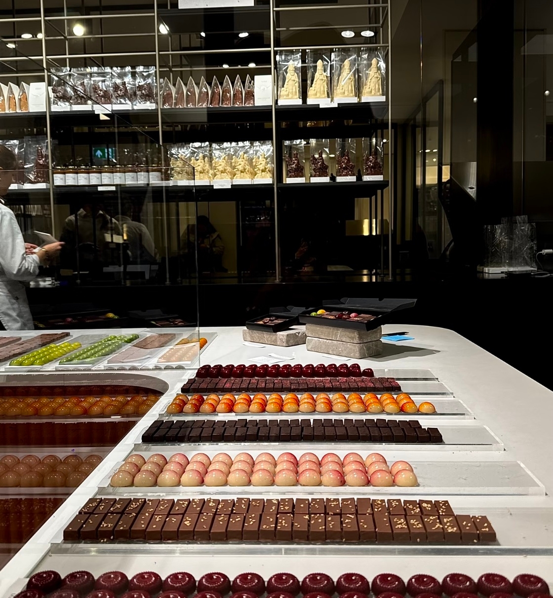 "Belgians turn sweetness into art; sweets, lighting up your inner light" 