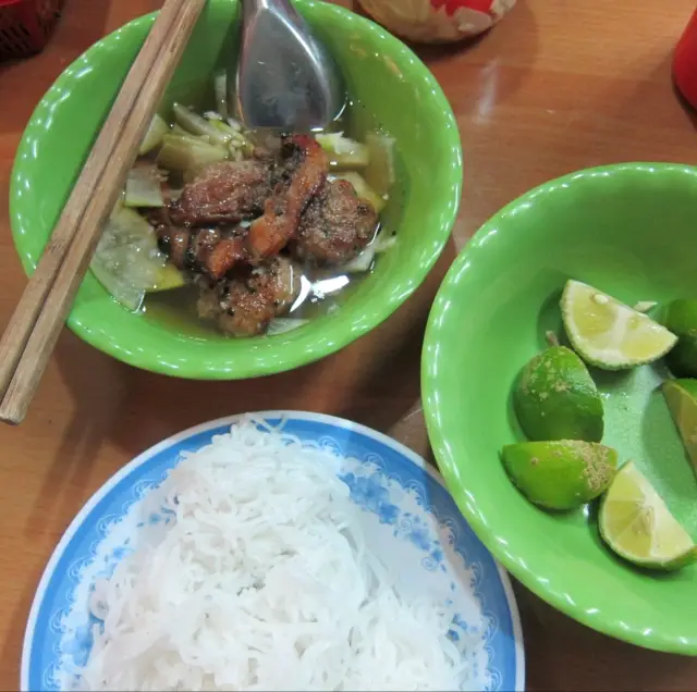 Rode a motorcycle for good food