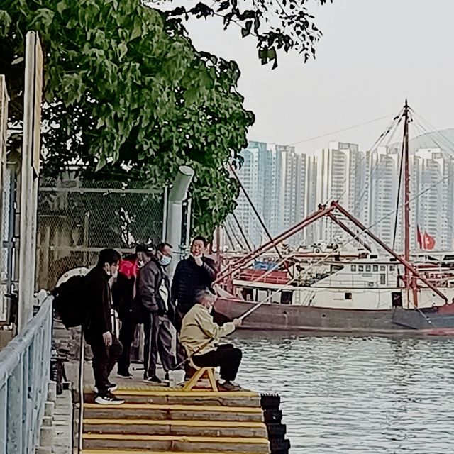 屯門海濱花園到屯門碼頭，散步，遛達，閒逛一流！
