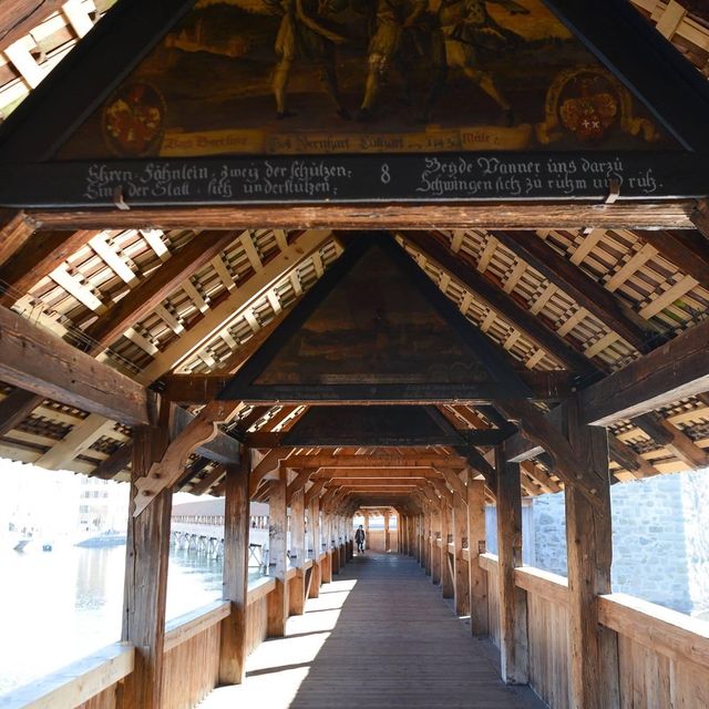 chapel bridge สะพานไม้แห่ง luzern