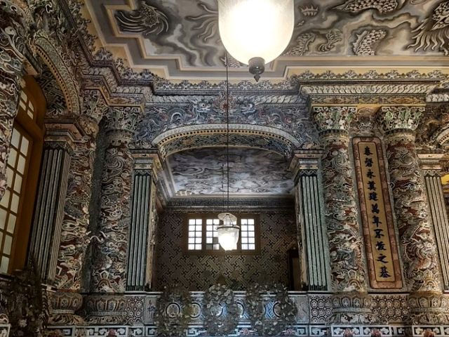 Emperor Khai Dinh's tomb, former Imperial City of Hue