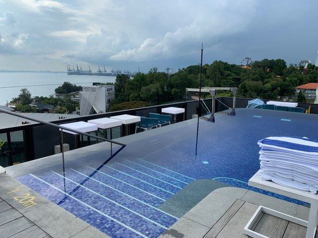 Rooftop pool at Outpost Hotel