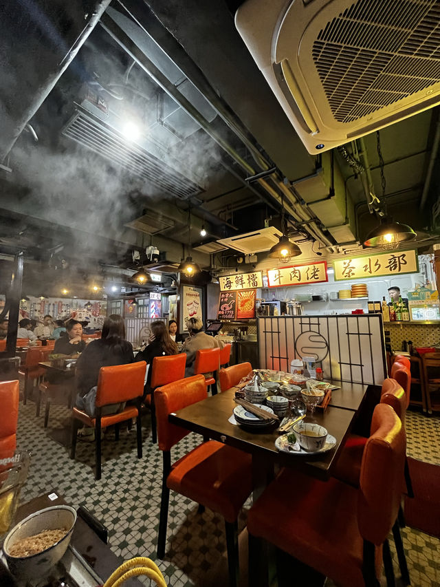 充滿懷舊感火鍋店～處處都是打卡點