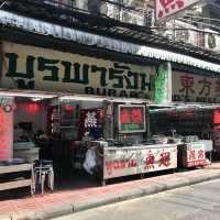 Special decorations and food for CNY in Bangkok