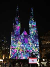 澳洲｜新南威爾士州｜雪梨聖瑪麗座堂燈光秀