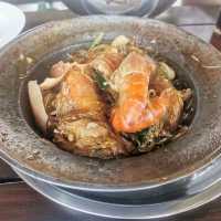 บึงมารวย​ ร้านอาหารกลางบึง​ เส้นบางนา​กทม