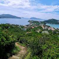 從赤柱峽道上孖崗山