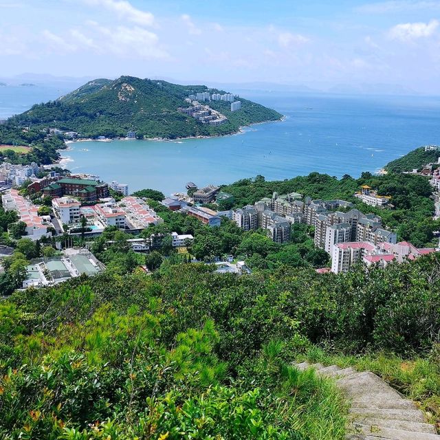 從赤柱峽道上孖崗山
