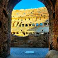 @ THE COLOSSEUM IN ROME!