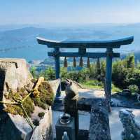 山巔的神聖寶殿🪆倉岳神社⛩️🏞️🌊 