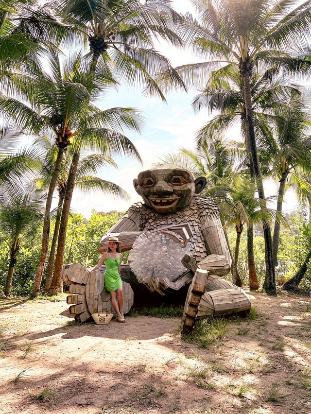 Gentle giants at Sentosa 