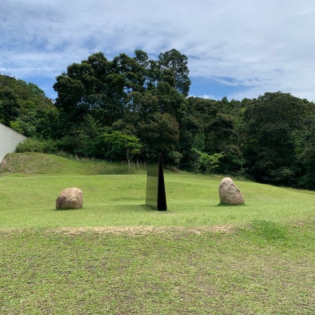 Outdoor Art Space - Lee Ufan Museum- Naoshima 