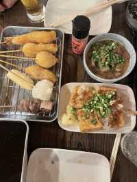 도쿄 닌교초 타치노미 추천 , 쿠시카츠 맛집