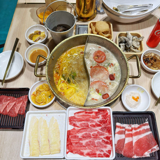 大滿足🇹🇭泰式火鍋🍲流水蝦🦐放題